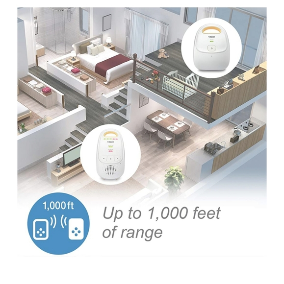 VTech DM111 Audio Baby Monitor with up to 1,000 ft - Picture 3 of 13